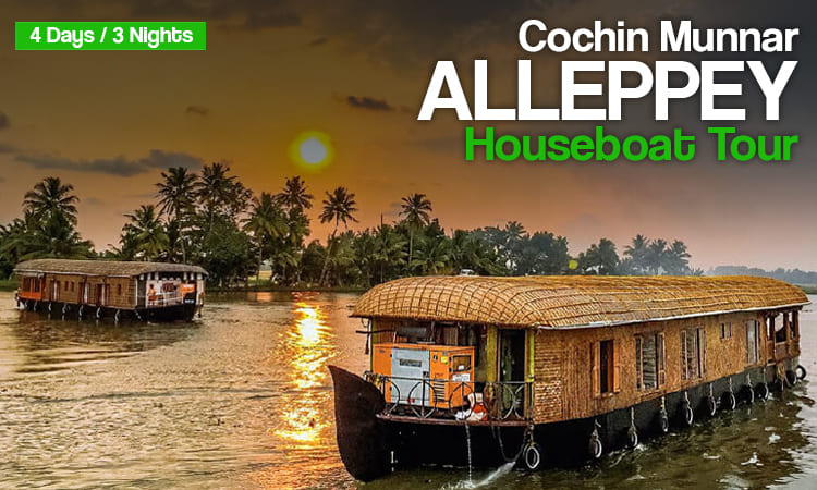 Cochin Munnar Alleppey Houseboat Tour